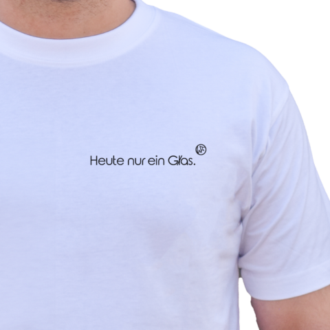 "Heute nur ein Glas."